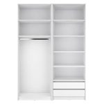 ⁦ארון פתיחה לבן AMIRON 160 ס"מ⁩ – תמונה ⁦3⁩