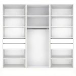 ⁦ארון פתיחה אפור פנינה AMIRON 240 ס"מ⁩ – תמונה ⁦4⁩