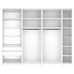 ⁦ארון פתיחה אפור פנינה AMIRON 280 ס"מ⁩ – תמונה ⁦5⁩