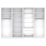 ⁦ארון פתיחה לבן AMIRON 320 ס"מ⁩ – תמונה ⁦4⁩